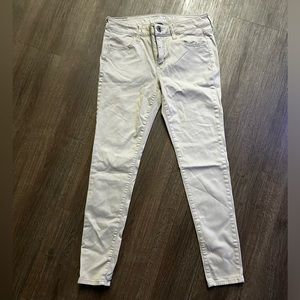 American eagle khaki jeggings